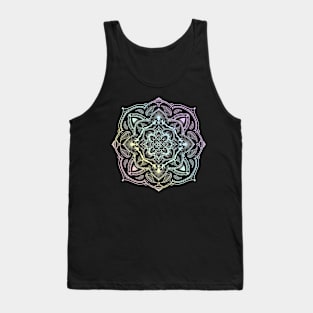 Pastel Rainbow Mandala Tank Top